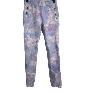 TCP Childrens Place Girls Pastel Tie Dye Elastic Pants 10 Purple Pink White Blue
